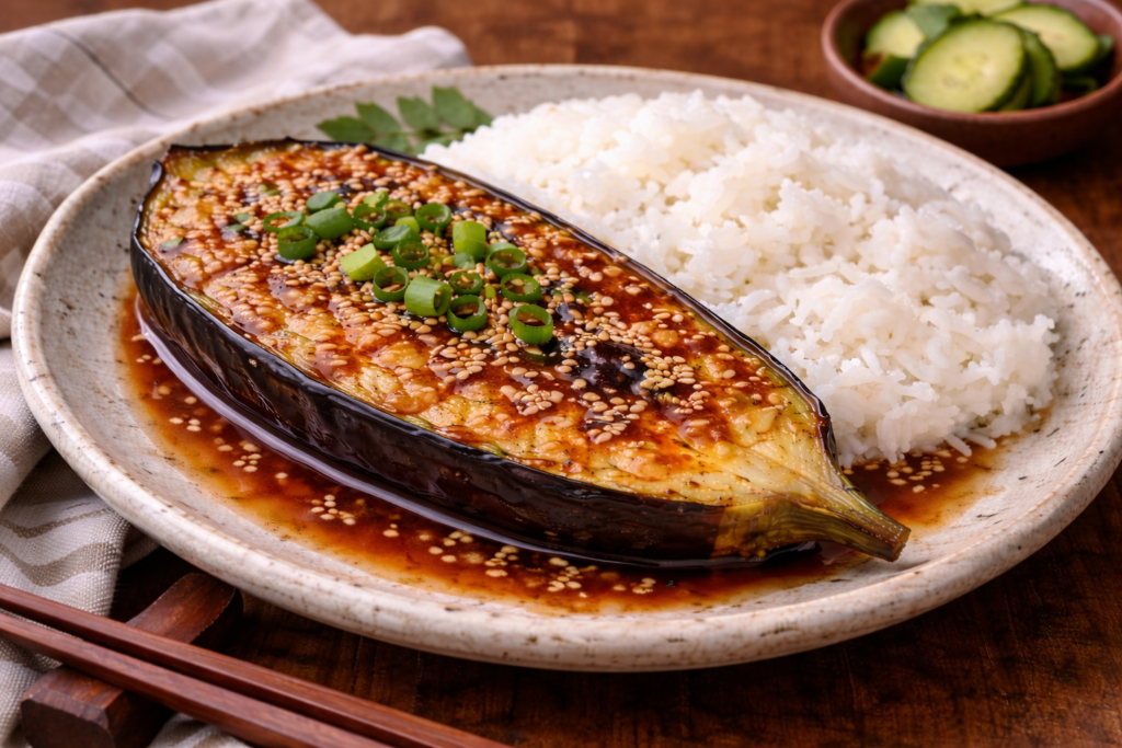 Nasu Dengaku (Miso Glazed Eggplant)