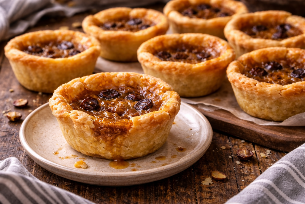 Butter Tarts (Canadian Butter Sugar Pastry Tarts)