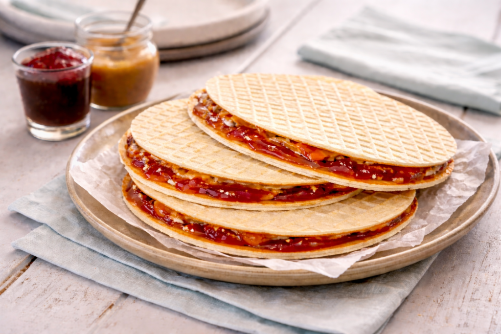 Obleas con Arequipe (Colombian Wafer Sandwich with Caramel)