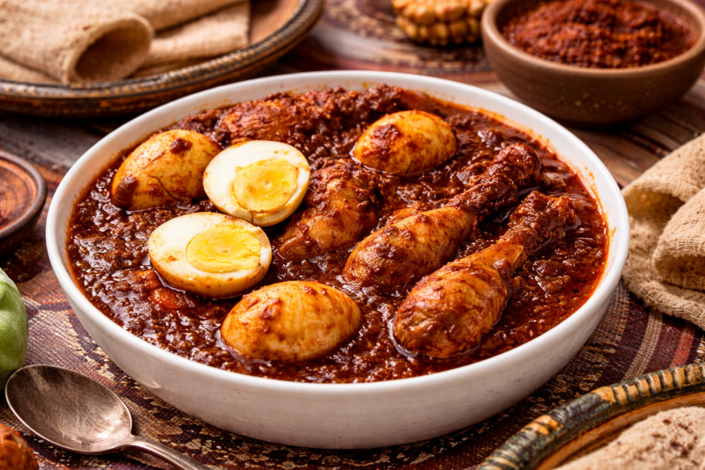 Doro Wat (Ethiopian Chicken Stew with Berbere)