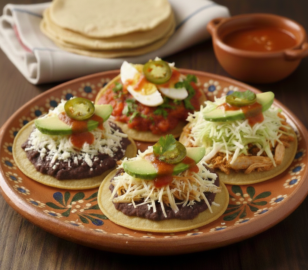 Tostadas Guatemaltecas (Guatemalan Crispy Corn Tostadas)