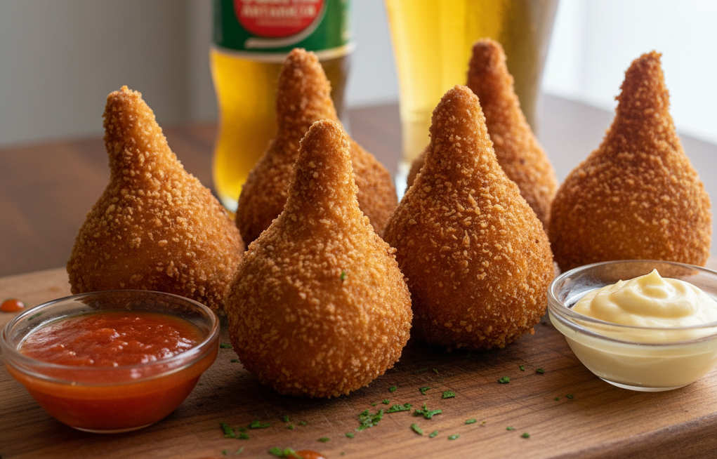 Coxinha (Brazilian Chicken Croquettes)