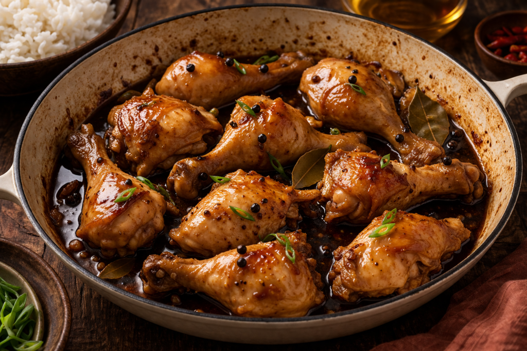 Chicken Adobo (Filipino Soy-Braised Chicken) Chicken Adobo